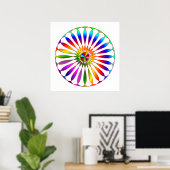 Rainbow Wheel Poster (Heimbüro)