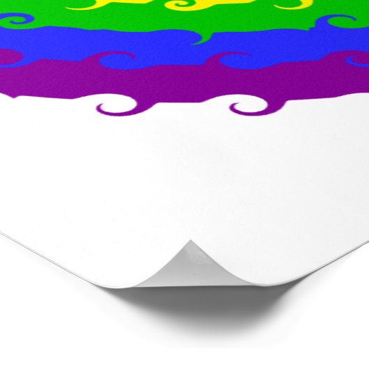 Rainbow Wheel Poster (Ecke)