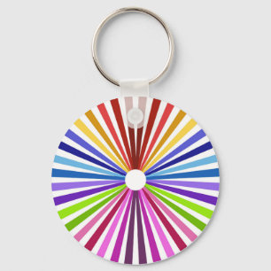 Rainbow Wheel Schlüsselanhänger