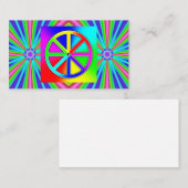 Rainbow Wheel (Sie können Wörter hinzufügen) Visitenkarte (Vorne/Hinten)