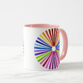 Rainbow Wheel Tasse (VorderseiteRechts)