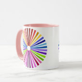 Rainbow Wheel Tasse (Vorderseite Links)