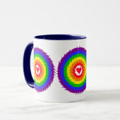 Rainbow Wheel-Tasse Tasse (Vorderseite Links)