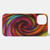 ‚Rainbow Whirlpool‘ iPhone Hülle (Rückseite (Horizontal))