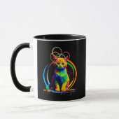 Rainbow Whiskys Ein Traum für die Katze Tasse (Links)