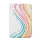 Rainbow Whispers Badematte (Vorderseite Vertikal)