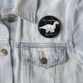 Rainbow White Dino Button (Beispiel)