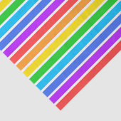 Rainbow-White-Strip-Gewebe Seidenpapier (Ausschnitt)