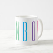 RAINBOW White Tasse (VorderseiteRechts)