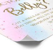 Rainbow Wie groß ist Mommys Belly Baby Showspiel Poster (Ecke)