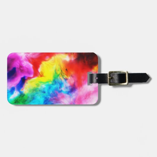 Rainbow Wild Luggage Tag Gepäckanhänger (Vorderseite horizontal)