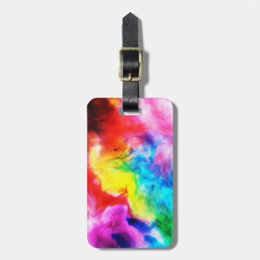 Rainbow Wild Luggage Tag Gepäckanhänger (Vorderseite vertikal)