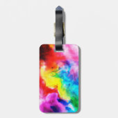 Rainbow Wild Luggage Tag Gepäckanhänger (Rückseite vertikal)