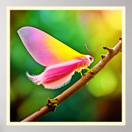 Rainbow Wing Beauty Poster