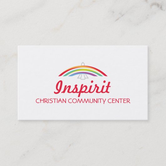 Rainbow Winged Dove Visitenkarte (Vorderseite)