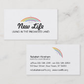 Rainbow Winged Dove Visitenkarte (Vorne/Hinten)