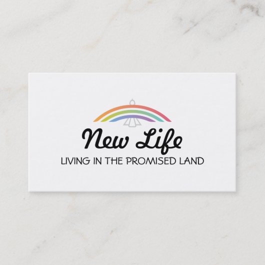 Rainbow Winged Dove Visitenkarte (Vorderseite)