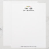 Rainbow Winged Dove (weich) Briefkopf (Vorne/Hinten)