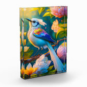 Rainbow Winged Jay Fantasy Bird Fotoblock (Links)
