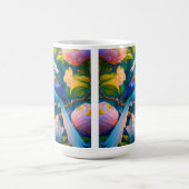 Rainbow Winged Jay Fantasy Bird Kaffeetasse (Mittel)