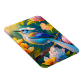 Rainbow Winged Jay Fantasy Bird Magnet (Rechte Seite)