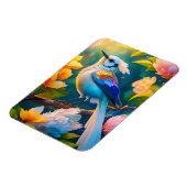Rainbow Winged Jay Fantasy Bird Magnet (Linke Seite)