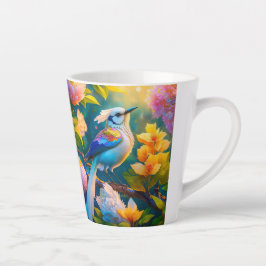 Rainbow Winged Jay Fantasy Bird Milchtasse