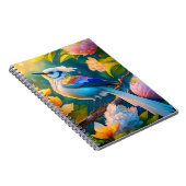 Rainbow Winged Jay Fantasy Bird Notizblock (Rechte Seite)