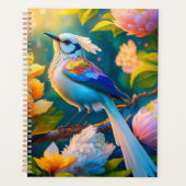 Rainbow Winged Jay Fantasy Bird Planer (Vorderseite)