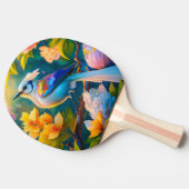Rainbow Winged Jay Fantasy Bird Tischtennis Schläger (Seitenansicht)