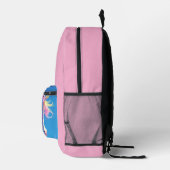 Rainbow Winged Prancing Unicorn Bedruckter Rucksack (Rechts)
