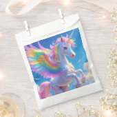 Rainbow Winged Prancing Unicorn Geschenktütchen (Ausgeschnitten)