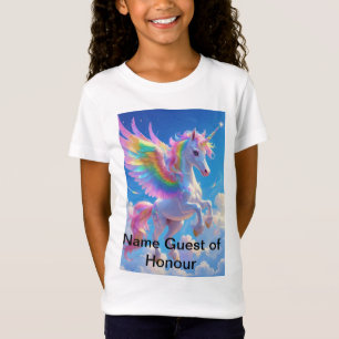 Rainbow Winged Prancing Unicorn T-Shirt
