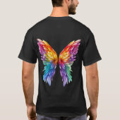 ‚Rainbow Wings‘ T-Shirt (Rückseite)