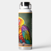 ‚Rainbow Wings‘ Trinkflasche (Rückseite)