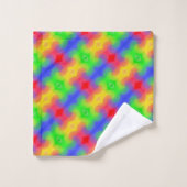 Rainbow-Wirbel Abstrakte Badetücher Badhandtuch Set (Waschlappen)