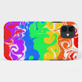 Rainbow Wirbel Abstrakte Fluid Art Case-Mate iPhone Hülle (Rückseite (Horizontal))