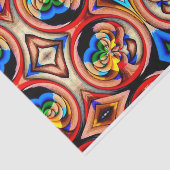 Rainbow-Wirbel Abstraktes Gewebepapier Seidenpapier (Ausschnitt)