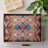 Rainbow-Wirbel Abstraktes Gewebepapier Seidenpapier (Geschenk)