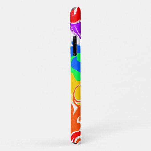 Rainbow Wirbel Farbenfrohe Fluid Art Case-Mate iPhone Hülle (Hinten/Rechts)