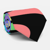 Rainbow-Wirbel Krawatte (Gerollt)