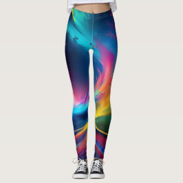 Rainbow Wirbel Leggings