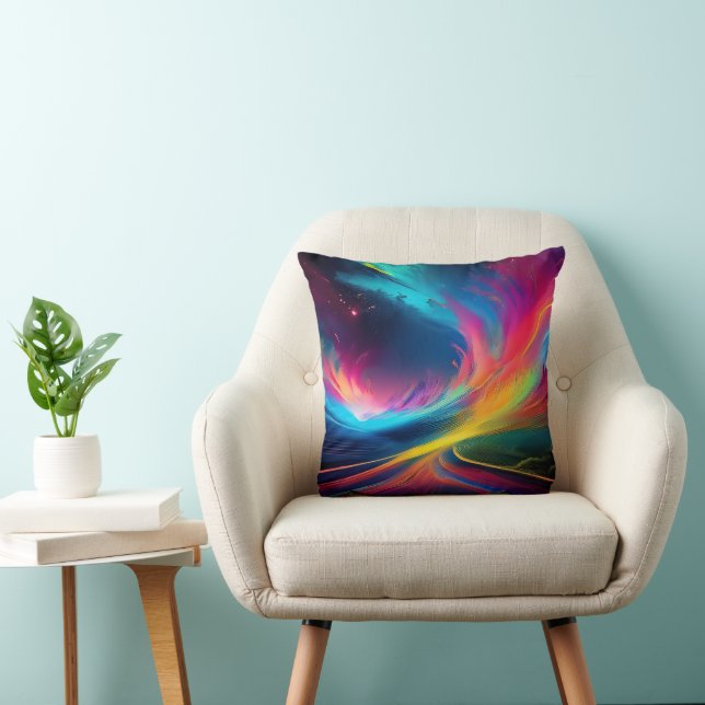 Rainbow Wirbel Leggings Kissen (Stuhl )