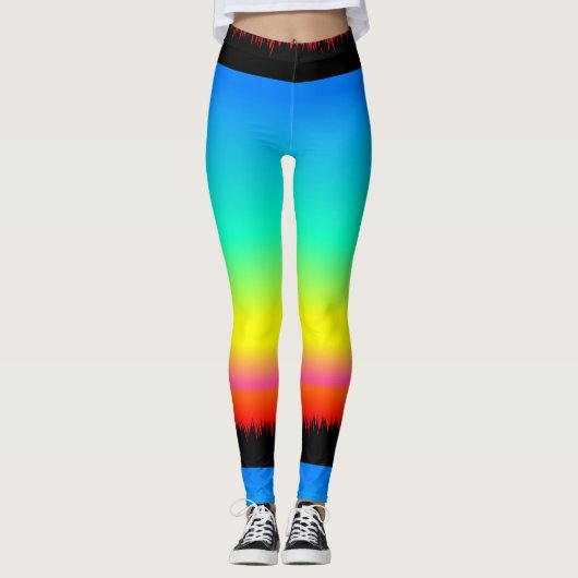 Rainbow Women's Leggings (Vorderseite)