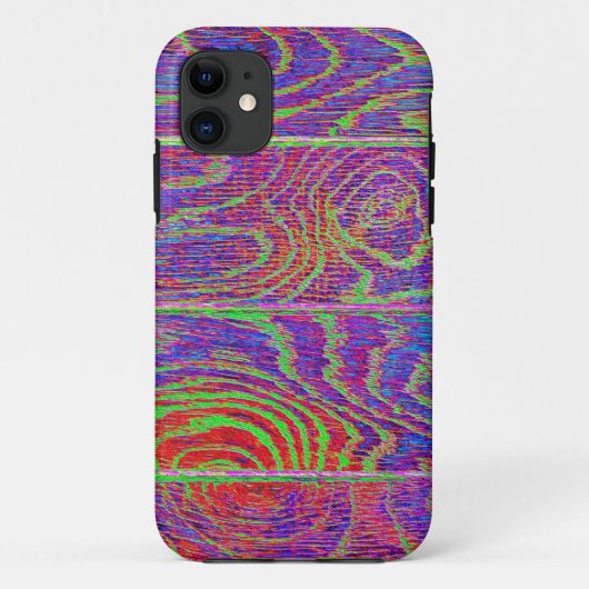 Rainbow Wood Floor Case-Mate iPhone Hülle (Rückseite)