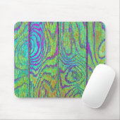 Rainbow Wood Grain Floor Mousepad (Mit Mouse)