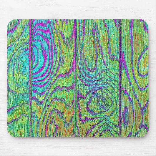 Rainbow Wood Grain Floor Mousepad (Vorne)
