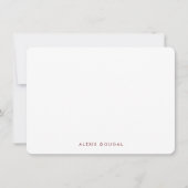 Rainbow Woodgrain Rustikales Personalisiertes Gesc Mitteilungskarte (Vorderseite)