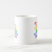 RAINBOW WORDS KAFFEETASSE (Mittel)
