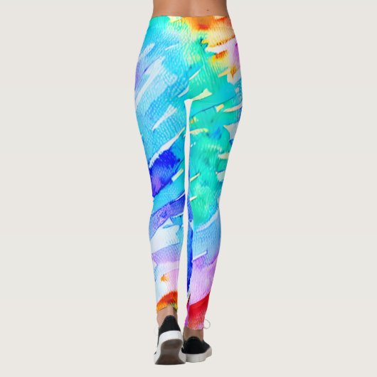 Rainbow Workout-Leggings Leggings (Rückseite)
